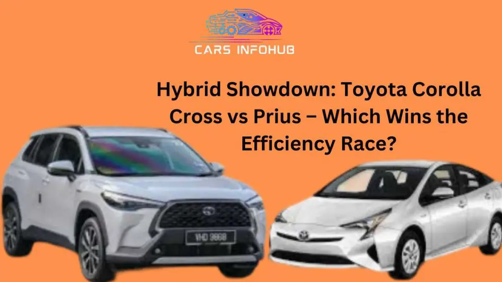 Toyota Corolla Cross vs Prius