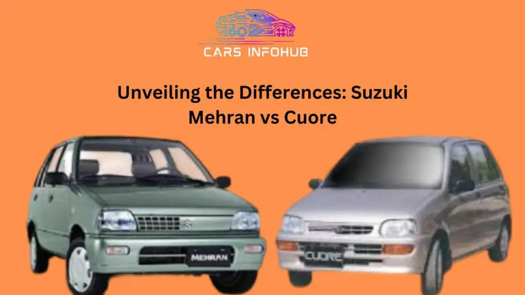 Suzuki Mehran vs Cuore