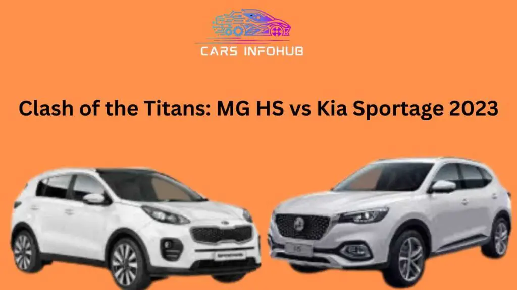 MG HS vs Kia Sportage