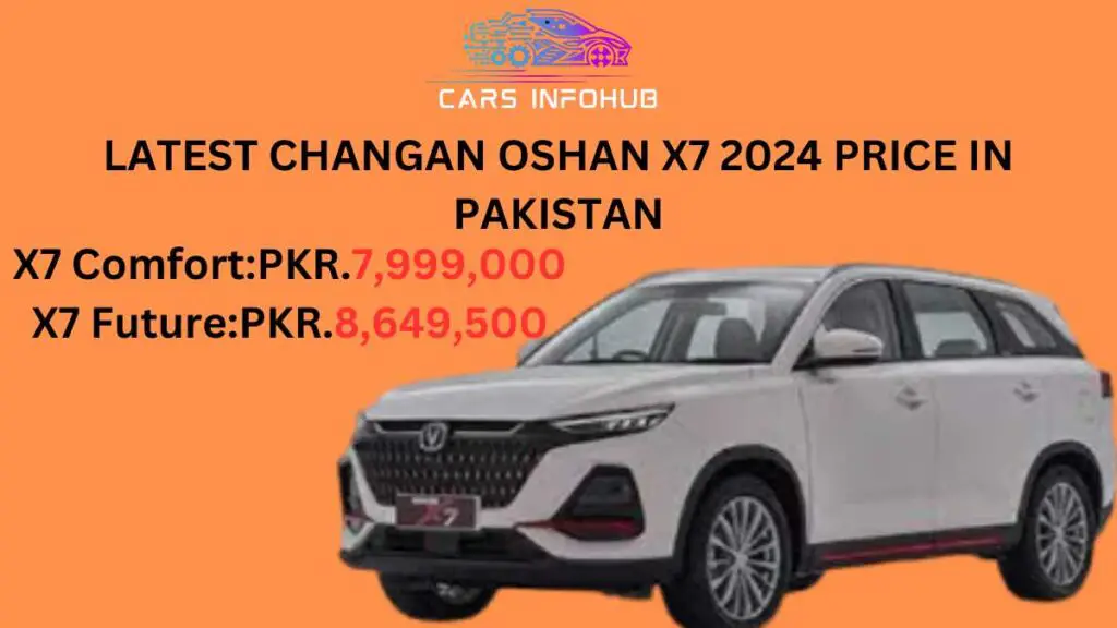 Changan Oshan X7 2024 price in Pakistan