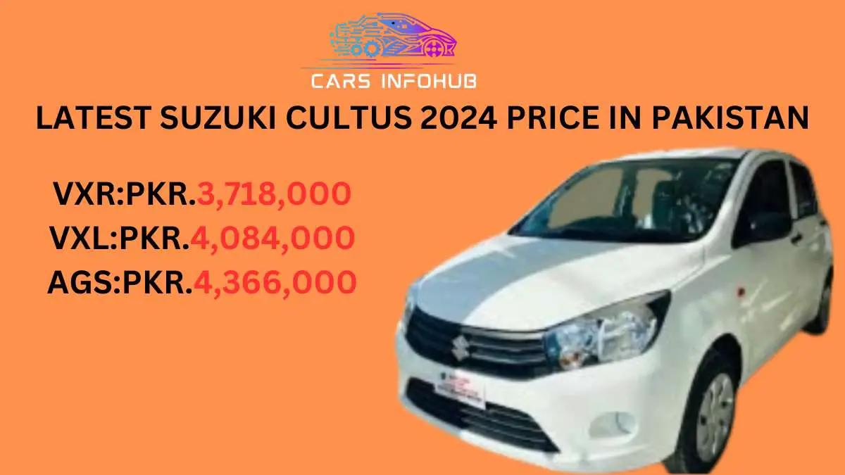Suzuki Cultus 2024 Price in Pakistan